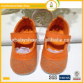 Hot style lovely star leather baby girl shoes soft sole dress shoes